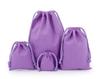 Bolsa de Algodão com Cordão e Bolso Estampa Personalizada Algodão para Venda no Atacado em estoque Embalagem Ecológica Bolsa de Armazenamento