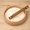 Ninho de palha artesanal para pet, ninho de gato, ninho de cachorro, adequado para todas as estações, resistente ao desgaste e a arranhões, cama de dormir de gato trançada, suprimentos para animais de estimação no atacado
