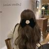 Pinza para el cabello de camelia de terciopelo vintage ~ Pinza superior negra Lazo Accesorios para el cabello Chanel Barroco Tocado