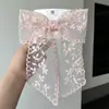 Hecho a Mano Super Transparente Encaje de Hada Encaje Roto Cinta Lazo Pinza de Resorte Peineta Transfronteriza Europea y Americana Peineta para el Cabello Peinado de Primavera y Otoño Mujeres