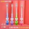 Escova de Dentes Infantil Doméstica Hotel Hotel Descartável Cabelo Macio Dentes Mini Desenho Animado Bebê Crianças Escova de Dentes Atacado