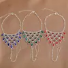 Cadena de Doble Uso para Novia con Pedrería Joyería para Pies de Playa Moda de Venta Caliente Accesorios de Vacaciones Venta al por Mayor en Europa y América