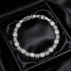 Pulsera de Aleación de Cobre Xuping Jewelry Electrochapada con Circonita Artificial de Colores para Mujer Ins Fronterizo Europeo y Americano Comercio Exterior Mayorista en Stock