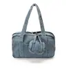 Nueva Bolsa de Mezclilla Nicho Japonés y Coreano Otoño/Invierno 2026 Moda Femenina Versátil Color Sólido Bolso de Hombro Único Bolso Casual de Gran Capacidad