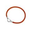 Pulsera de cuerda de alambre de 3 mm al por mayor en stock, pulsera con hebilla en forma de corazón Panjia, pulsera personalizada portátil de oro duro 3D, cuerda de mano