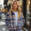 Producto Nuevo 2024 Transfronterizo Terciopelo Acolchado Invierno Algodón Ropa Exterior Invierno Damas Algodón Ártico Ropa Exterior Cálida Chaqueta de Algodón
