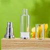 Botella dispensadora de viaje al vacío de 20/30 ml, Botella para loción, Botella vacía tipo prensa para muestras de loción, Capacidad pequeña, Portátil