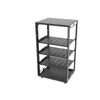 15u350 Gabinete Profundo Simples Aberto Chassi de Amplificador de Potência Móvel de 19 polegadas Prateleira de Rack de Áudio