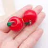 Accesorios de Frutas Artificiales de Resina 3D Limón Uva Fresa Manzana Accesorios de Decoración Colgante DIY Collar Encanto
