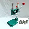 Máquina de botones para bolsas transfronterizas, traje, botón para bolsa de tela, máquina para hacer botones en blanco, prensada a mano, aluminio, botón para bolsa, herramienta para botones, molde para botones