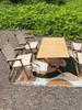 Mesa Dobrável para Exterior Mesa Rolo de Ovo Equipamento Conveniente de Mesa e Cadeira em Estilo Camping Conjunto Completo 2025