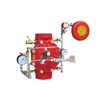 Válvula de Alarma de Aspersor de Lluvia Tipo Diafragma Ranurado Fire Zsfm150 Abrazadera para Tubería Dn100-Dn200 Válvula de Alarma de Aspersor de Lluvia