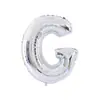 Globos de Letras de 32 pulgadas Decoración de Fiesta de Cumpleaños Nochevieja Plata Oro Arreglo de Boda Globos de Letras de Película de Aluminio Venta al por Mayor