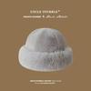 Gorra mongola de otoño e invierno 2024, nueva gorra mongola de lana gruesa de imitación de visón, cálida y resistente al viento, con protección para los oídos.