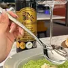 Aço Inoxidável 304 Comida Ocidental Colher de Cabo Longo Doméstica de Alta Qualidade Delicada para Adultos Colher para Sopa e Bebida Colher de Alto Valor