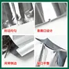 Bolsas Selladas Lateralmente Aluminizadas al por Mayor, a Prueba de Humedad para Regalo, Té, Granos, Bolsas de Fuelle Selladas por Detrás, Bolsas Selladas Lateralmente Aluminizadas