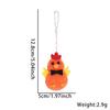 Decoraciones de Pascua Peluche de Dibujos Animados Chick Colorido Tridimensional Disfraz Adornos Colgantes Decoración para Fiesta Festiva Accesorios Decoraciones Colgantes