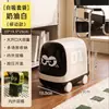 Contenedor de almacenamiento creativo móvil tipo empuje con ruedas con forma de coche de dibujos animados para el hogar, sala de estar, cocina y baño