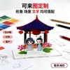 Soporte de exhibición acrílico personalizado multi-inserto de anime, mercancía de celebridad de dibujos animados DIY, adornos culturales y creativos, IP desmontable con brillo láser