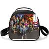 Bolsa de Almuerzo para Estudiantes de Primaria, Bolsa de Picnic, Bolsa de Hielo Redonda, Bolsa Térmica con Estampado Divertido, Bolsa de Hombro Única, Bolsa de Almuerzo de Dibujos Animados