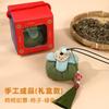 Bolsita Pequeña Bolsa de Fragancia Caqui Kit de Materiales Hechos a Mano DIY Bolsa Vacía de Caqui Repele Mosquitos de Ajenjo Regalo de Mediados de Otoño Bolsa de Tela