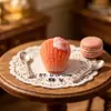 Bolo de Sobremesa Francês Comida em Miniatura Brinquedo Decoração de Cena de Padaria Enfeites Modelo Acessórios DIY Chaveiro