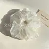 Elásticos para el pelo coloridos, elegantes y artísticos, scrunchies de malla floral de alta elasticidad, accesorios en stock para venta al por mayor