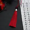 8cm Estilo Antigo Franja de Borla Grande Quantidade Excelente Preço Borlado Plaquete Hanfu Borla Pen Drive Marcador de Página Pingente Atacado