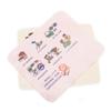 Camurça Pano de Olho Estampado Manutenção Desenho Animado Ilha Seda Microfibra Pano de Óculos Padrão Personalizado Imprimível