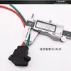 Puerto de Carga para Patinete Eléctrico con Cubierta, Cable de Conexión a Batería para Vehículo de Tres Ruedas, Enchufe de Socket Tipo T Universal