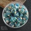 Cuentas Cerámicas de Agujero Recto Coloridas Accesorios Pulsera Accesorios para Ropa Cuentas Sueltas con Forma de Diamante Cadena para Teléfono Móvil Material para Manualidades Cuentas de Porcelana