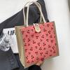 Bolso de pana para mujer otoño e invierno versátil para salir bolso de moda estilo coreano bolso de lino en stock regalo