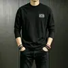 Ropa de Hombre Directo de Fábrica Camiseta Pesada Americana Cuello Redondo Sudadera con Capucha Estampada Top Versátil de Manga Larga de Moda para Hombre Venta al por Mayor