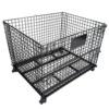 Caja plegable de malla 50*100, cesta de transferencia para frutas y verduras, jaula de mariposa, con rueda, con placa hueca, marco de hierro