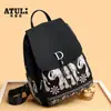 Mochila Nueva de Tela Oxford 2025 Gran Capacidad Moda Simple para Mujer Bolso Escolar de Viaje Versátil Mochila Escolar para Estudiante