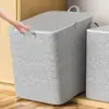 Sacos de armazenamento espessados de grande capacidade para uso doméstico, ideais para guardar roupas e roupas de cama, perfeitos para organizar e embalar durante mudanças sazonais ou mudanças.