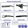 Sensor de temperatura de bateria de lítio NTC termistor 10K/50K/100KB3950, sonda de temperatura dedicada para armazenamento de energia