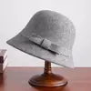 Sombrero de Pescador de Felpa de Pelo de Conejo para Mujer, Estilo Coreano Versátil de Alta Gama para Otoño e Invierno, Sombrero de Cubo para Circunferencia de Cabeza Grande, Sombrero de Cubo de Invierno