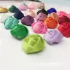 Ponto 1,5 cm botão tridimensional feito à mão Botão de Rosa DIY acessórios de cabelo presilha de cabelo sapatos chapéu cartão de felicitações acessórios de vestuário