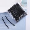 Grampo de Cabelo Preto de Uma Palavra Grampo de Cabelo em Forma de U Grampo de Cabelo Presilha Lateral Clipe Pequeno Presilha Audaciosa para a Nuca Fixa Cabelos Quebrados Acessório de Cabelo