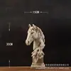 Cabeza de caballo moderna y sencilla de fábrica americana, decoración para sala de estar, pequeñas artesanías, mueble de vino, mueble de TV, decoración de oficina.