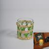 Funda de Vidrio Tejida con Paja Transfronteriza, Huevera Vintage Tejida a Mano, Tapa para Taza de Aromaterapia, Taza para Velas de Plantas, Tarro de Almacenamiento