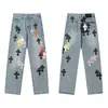 Calça Jeans Lavada Unissex Nova Chrome Hearts Outono Inicial 24 Anos Atacado Transfronteiriço
