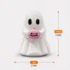 Novo produto transfronteiriço: Enfeite de resina de fantasma e abóbora de Halloween, artesanato de decoração de mesa para casa de nicho de alta qualidade