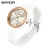 Reloj Sanda Simple para Niños Esfera Grande Estudiante Examen Silencioso Reloj de Cuarzo para Hombres y Mujeres Impermeable Fluorescente