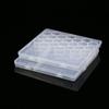Caja de almacenamiento de 26 rejillas con forma de pico transparente, nueva, de primavera, con cuentas, de plástico hexagonal, disponible al por mayor.