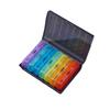 Nueva Caja de Pastillas Portátil de Amazon con 21 Compartimentos, Caja de Almacenamiento de Colores del Arcoíris, a Prueba de Humedad, a Prueba de Polvo, Sellada y Dividida para Almacenar Medicamentos