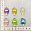 Accesorios de Resina DIY de Paleta de Helado Colorida Luminosa Pegamento de Crema Funda para Teléfono Móvil Caja Ciega Colgante para Pasador Materiales Hechos a Mano