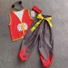 Traje Infantil de Nezha Mismo Traje que el Niño Demonio que Alborota el Mar Disfraz para Niños y Niñas Disfraz de Performance de Animación