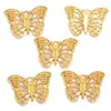 Accesorios Retro para Joyería DIY Mariposa Aleación Artesanía Hecha a Mano Colgante Venta Directa de Fábrica D206